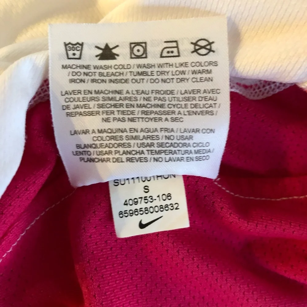Nike Dri Fit Singlet Pink/white